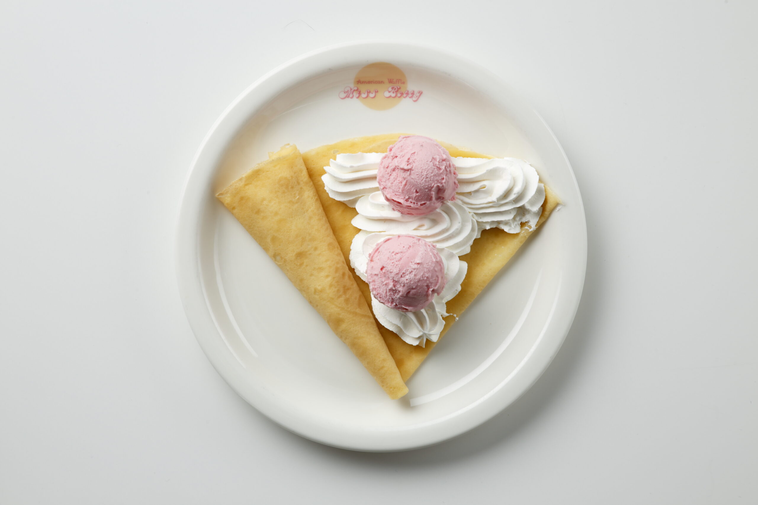 アイスクリームクレープ